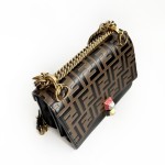 Fendi Kan I Chain Bag in FF Embossed Leather
